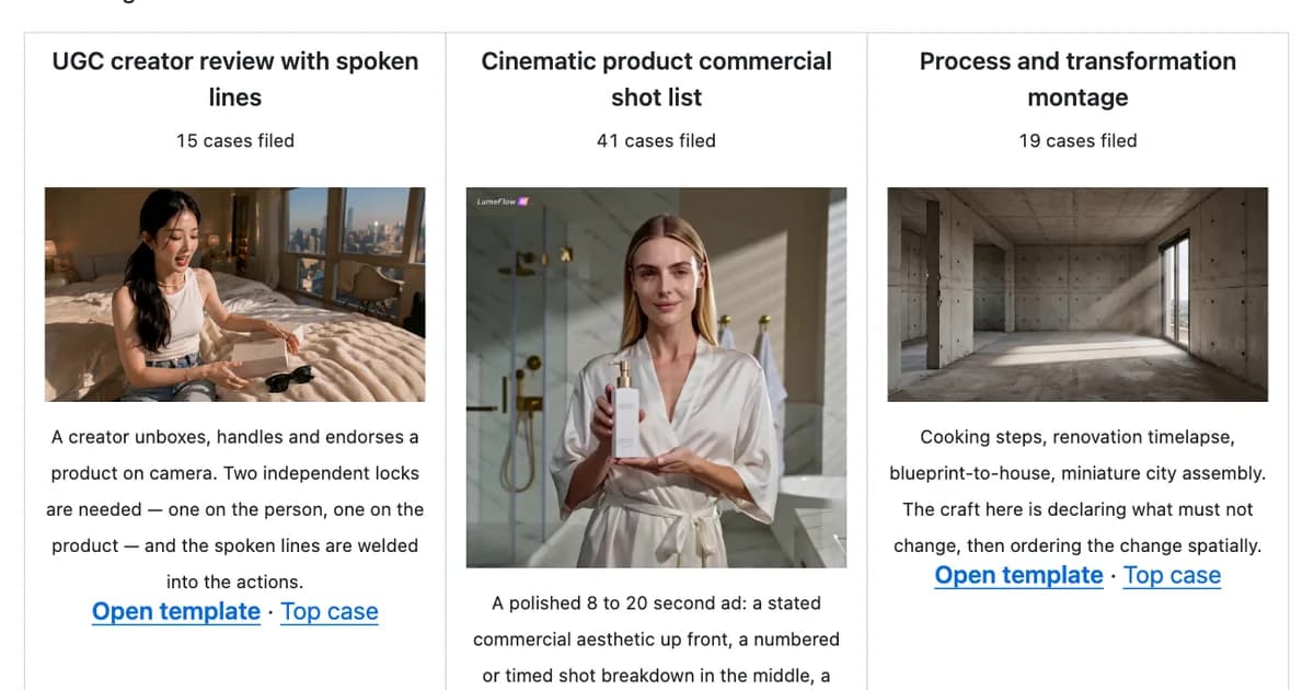 Seedance: transforme uma biblioteca de prompts em um briefing seu